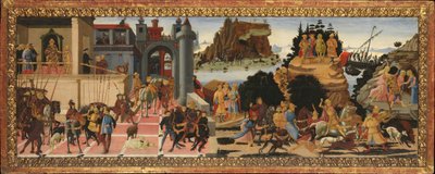 Kohtauksia Argonautien tarinasta, n. 1465. tekijältä Jacopo del Sellaio