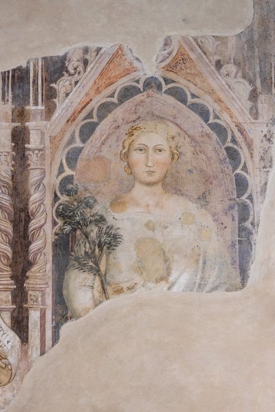 Dialektiikan allegoria (fresko) tekijältä Jacopo di Cione