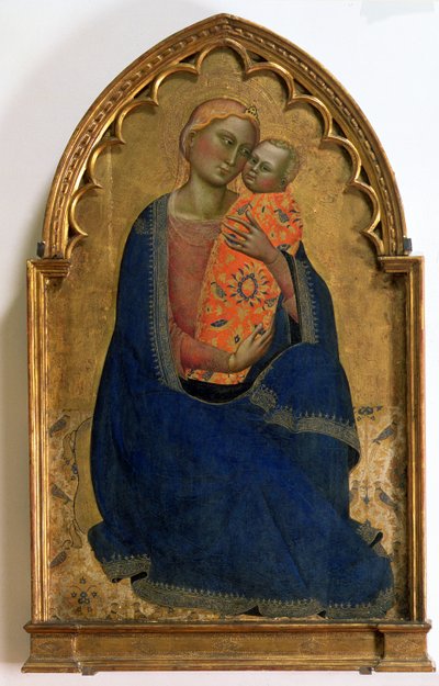 Madonna of Humility (tempera paneelissa) tekijältä Jacopo di Cione