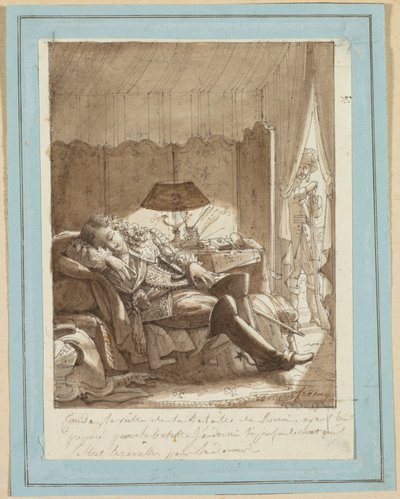 The Sleep of the Grand Condé, n. 1817. tekijältä Jacque Noël Marie Frémy