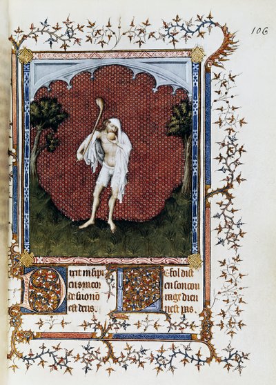 As multidões, miniatura de Jacquemart de Hesdin (1348-1413) de Petites Heures de Jean de France, duque de Berry, ca 1386 finlandês tekijältä Jacquemart de Hesdin