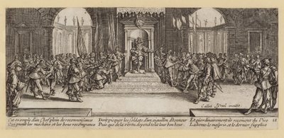 Sodan kurjuudet ja onnettomuudet (kaiverrus) tekijältä Jacques (after) Callot