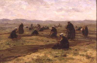 Verkkojen korjaus (öljy paneelissa) tekijältä Jacques Abraham Zon