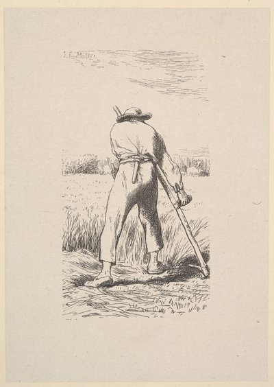 Vehnänkorjaaja, 1853. tekijältä Jacques Adrien Lavieille