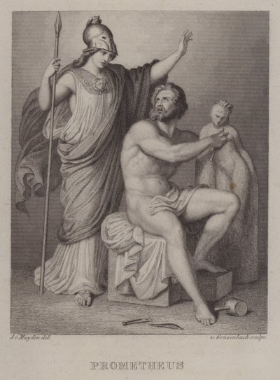 Prometheus (kaiverrus) tekijältä Jacques Alfred van Muyden