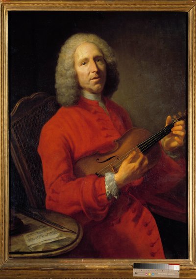 Muotokuva ranskalaisesta säveltäjästä Jean-Philippe (Jean philippe) Rameau (1683-1764). Muotokuva: Jacques Andre Joseph Ave, dit le Camelot tai Avet le Batave (1702-1766). Dijonin taidemuseo. tekijältä Jacques Andre Joseph Camelot Aved