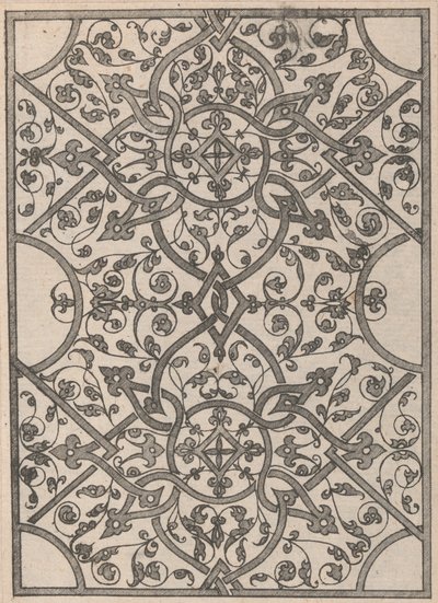 Kopiot "Passement de moresques" -kirjan jälkeen, 1800-luku. tekijältä Jacques Androuet Du Cerceau