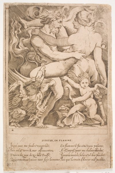Tulinen Jupiter tekijältä Jacques Androuet Ducerceau d.Æ.