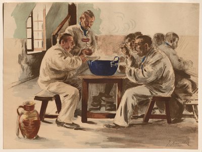 La Soupe à la Chambre, 1899. tekijältä Jacques Baseilhac