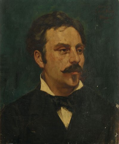 Säveltäjä Gabriel Faurén muotokuva 1845-1924, 1878. tekijältä Jacques Baugnies
