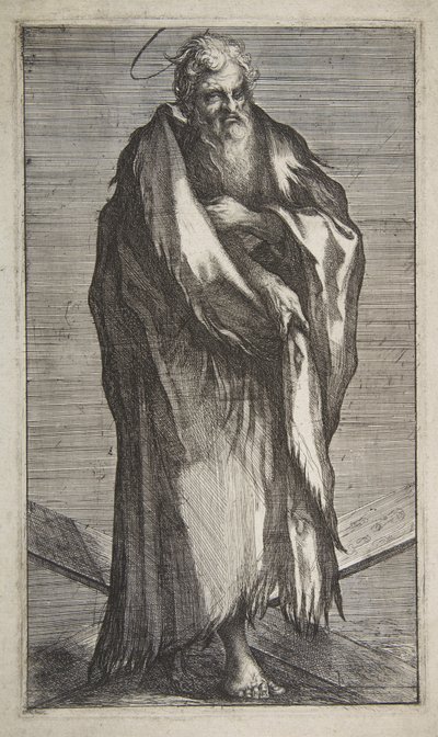 Pyhä Andreas, 1595-1616. tekijältä Jacques Bellange