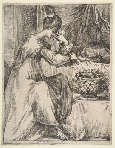 Portian itsemurha, 1612-1616. tekijältä Jacques Bellange