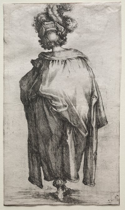 Kolme tietä: Melchior, n. 1615. tekijältä Jacques Bellange