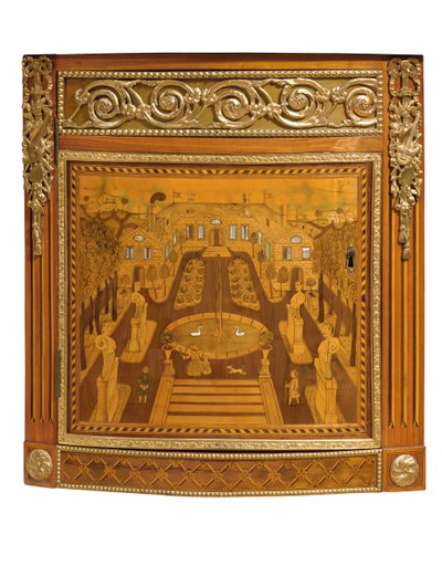 Yksityiskohta Ludvig XVI:n lipasta, n. 1770-1775 tekijältä Jacques Birckle