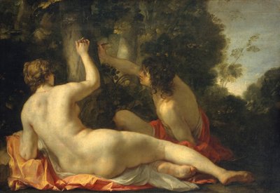 Angelica ja Medoro, mahdollisesti 1630-luvun alussa. tekijältä Jacques Blanchard