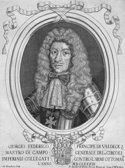 Waldeckin prinssi Georg Friedrich, 1690-luku. tekijältä Jacques Blondeau