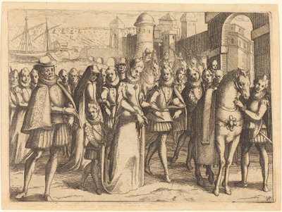 Saapuminen Valenciaan tekijältä Jacques Callot