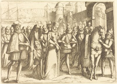 Saapuminen Valenciaan tekijältä Jacques Callot