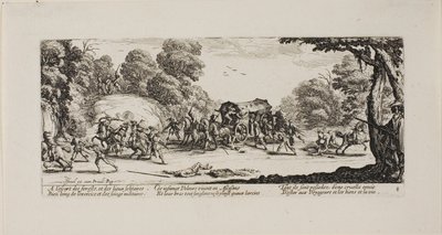 Attack on the Coach, kahdeksas levy The Miseries of Warista tekijältä Jacques Callot
