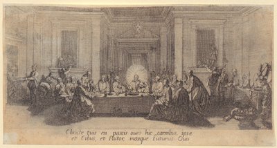 Uimarit, sarjan ”Maisemia Giovanni de’ Medicille” 3. arkki tekijältä Jacques Callot