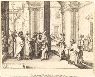 Caesarin kolikko, 1635. tekijältä Jacques Callot