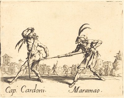 luku. Cardoni ja Maramao tekijältä Jacques Callot