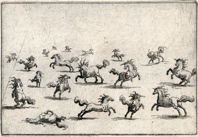 Eri lukujen kapriisit tekijältä Jacques Callot