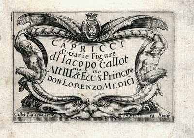 Eri lukujen kapriisit tekijältä Jacques Callot