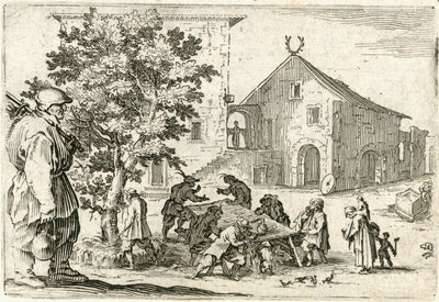 Eri lukujen kapriisit tekijältä Jacques Callot