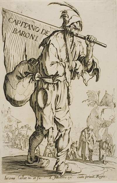 Paronien kapteeni, The Beggarsin eturintamassa tekijältä Jacques Callot