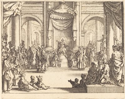 Kristus kiistelee lääkäreiden kanssa tekijältä Jacques Callot