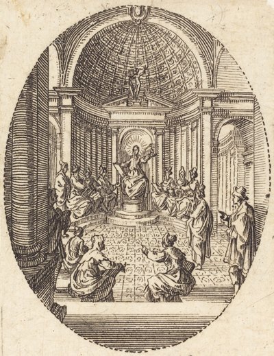 Kristus lääkäreiden joukossa tekijältä Jacques Callot