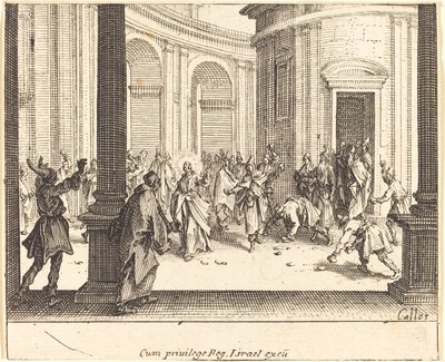 Kristus ja aviorikoksesta vangittu nainen tekijältä Jacques Callot