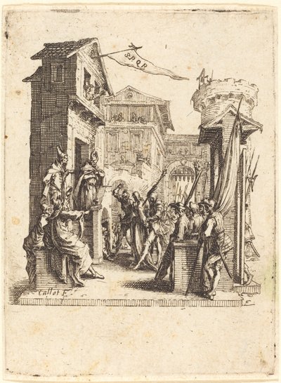 Kristus ennen Kaifasta tekijältä Jacques Callot