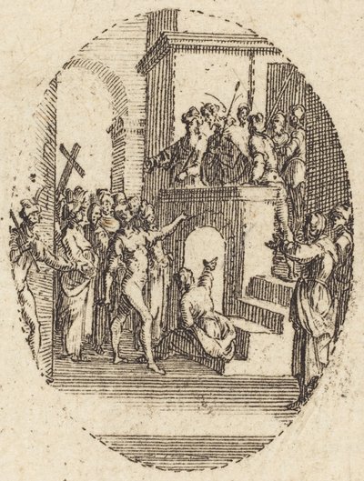Kristus Pilatuksen edessä tekijältä Jacques Callot