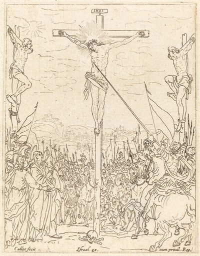 Kristus ristillä tekijältä Jacques Callot