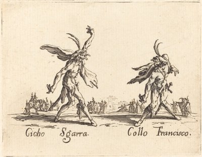 Cicho Sgarra ja Collo Francisco tekijältä Jacques Callot