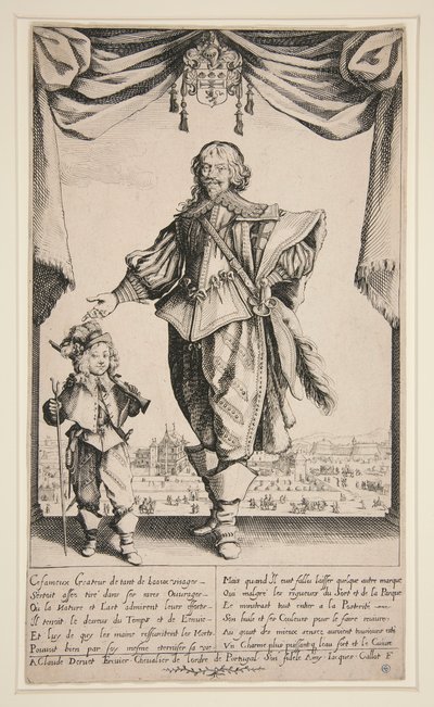 Claude Deruet (Deruetin muotokuva) tekijältä Jacques Callot