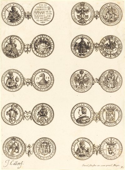 Kolikot [levy 4] tekijältä Jacques Callot