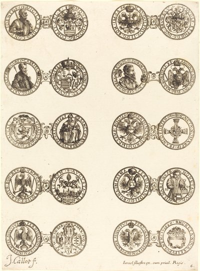 Kolikot [levy 6]. tekijältä Jacques Callot