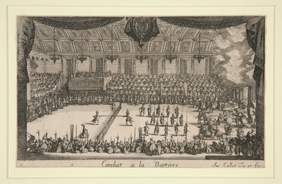 Taistele a la Barrieresta tekijältä Jacques Callot