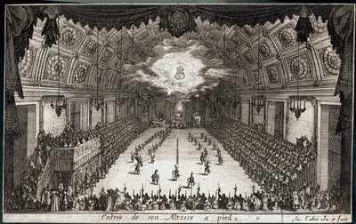 Combat a la barriere: Kaiverrus: Hänen korkeutensa Lorrainen herttua Kaarle IV:n jalan sisäänmeno ... (kaiverrus). tekijältä Jacques Callot