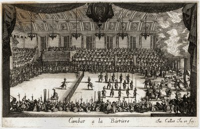 Combat a la barriere: turnaus ... (kaiverrus) tekijältä Jacques Callot