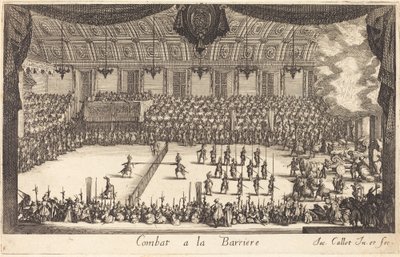 Taistelu esteellä, 1627. tekijältä Jacques Callot