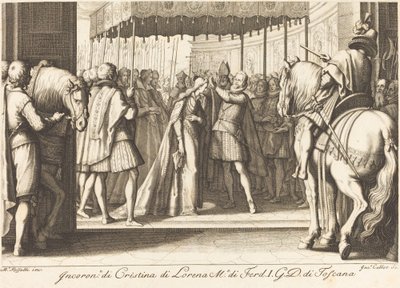 Suurherttuattaren kruunaus tekijältä Jacques Callot