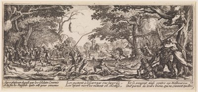 Maanviljelijöiden kosto tekijältä Jacques Callot