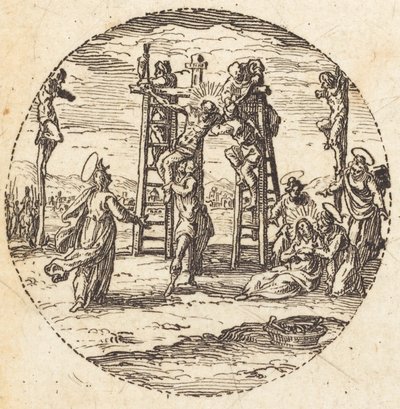 Laskeutuminen ristiltä tekijältä Jacques Callot