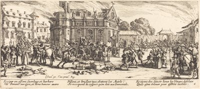 Luostarin tuhoaminen tekijältä Jacques Callot