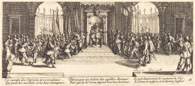 Palkintojen jako tekijältä Jacques Callot