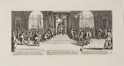 Palkintojen jako, levy kahdeksantoista The Miseries of Warista tekijältä Jacques Callot
